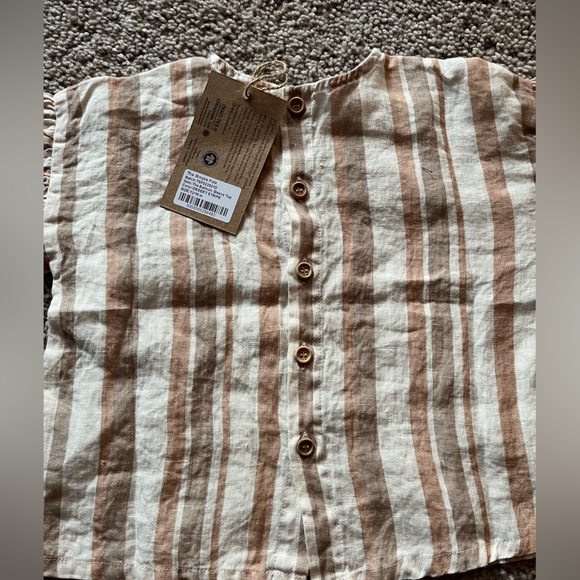 The Simple Folk: The Balloon Sleeve Top Desert Stripe Size: 12-18 months NWT - Picture 3 of 3